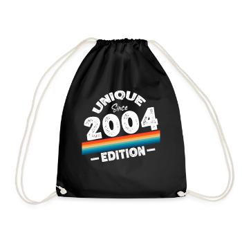 Unique depuis 2004 Edition Anniversaire Millésime 2004 - Sac de sport léger - noir - Devant
