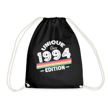 Unique depuis 1994 Edition Anniversaire Millésime 1994 - Sac de sport léger - noir - Devant