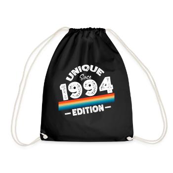 Unique depuis 1994 Edition Anniversaire Millésime 1994 - Sac de sport léger - noir - Devant