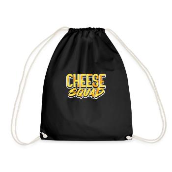 Gâteau au fromage Cheesecake Cadeau alimentaire - Sac de sport léger - noir - Devant