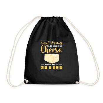 Gâteau au fromage Cheesecake Cadeau alimentaire - Sac de sport léger - noir - Devant
