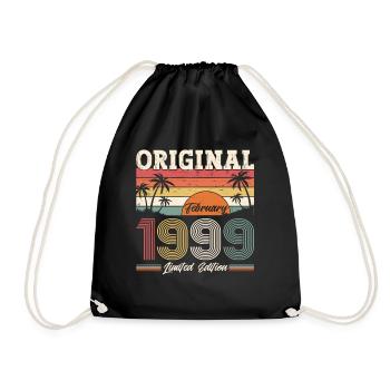 25e anniversaire Original Février Année 1999 - Sac de sport léger - noir - Devant