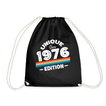 Unique depuis 1976 Edition Anniversaire Millésime 1976 - Sac de sport léger - noir - Devant