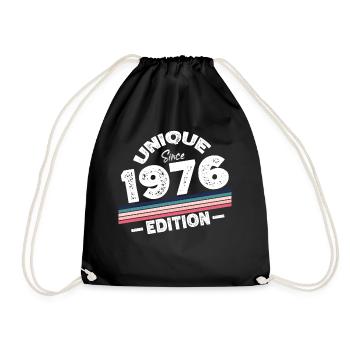 Unique depuis 1976 Edition Anniversaire Millésime 1976 - Sac de sport léger - noir - Devant
