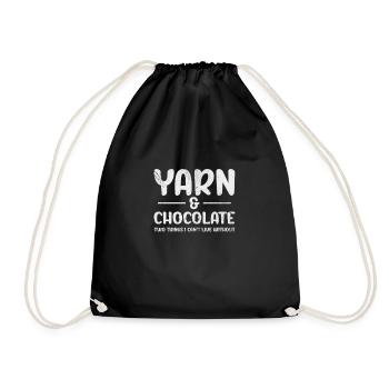 Crochet Tricot - Sac de sport léger - noir - Devant