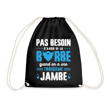 Cadeau Saint Valentin Homme Humour Beauf Coquin - Sac de sport léger - noir - Devant