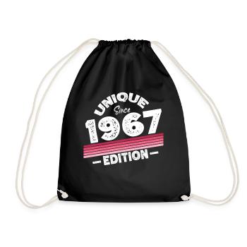 Unique depuis 1967 Edition Anniversaire Millésime 1967 - Sac de sport léger - noir - Devant