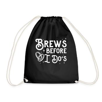 Bachelor Bachelor Party - Drawstring Bag - black - Front