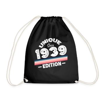 Unique depuis 1939 Edition Anniversaire Vintage 1939 - Sac de sport léger - noir - Devant