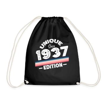 Unique depuis 1937 Edition Anniversaire Millésime 1937 - Sac de sport léger - noir - Devant