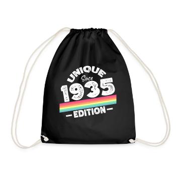 Unique depuis 1935 Edition Anniversaire Millésime 1935 - Sac de sport léger - noir - Devant