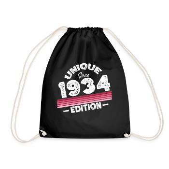 Unique depuis 1934 Edition Anniversaire Millésime 1934 - Sac de sport léger - noir - Devant