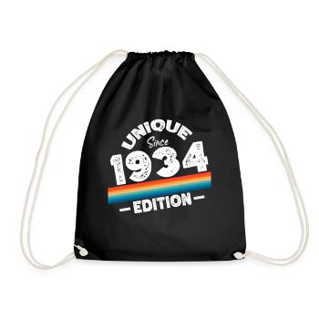 Unique depuis 1934 Edition Anniversaire Millésime 1934 - Sac de sport léger - noir - Devant