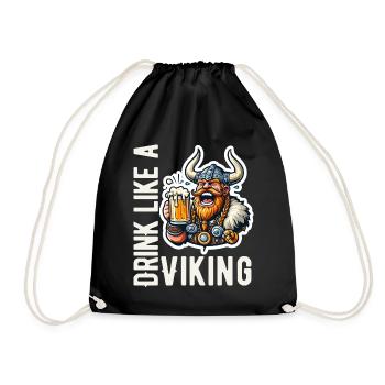 Bière Viking Warrior Acclamations Valhalla Odin Nordmann - Sac de sport léger - noir - Devant