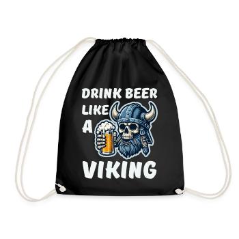 Buvez de la bière comme un vrai Viking Prost Odin - Sac de sport léger - noir - Devant