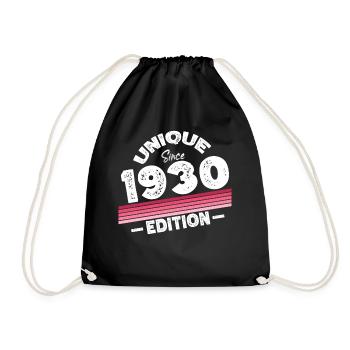 Unique depuis les années 1930 édition anniversaire Vintage des années 1930 - Sac de sport léger - noir - Devant