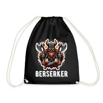 Berserker Norseman Viking Warrior Valhalla - Sac de sport léger - noir - Devant