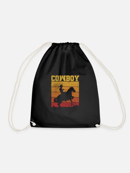 Cow-boy - Sac de sport léger - noir
