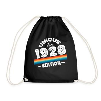 Unique depuis 1928 Edition Anniversaire Millésime 1928 - Sac de sport léger - noir - Devant