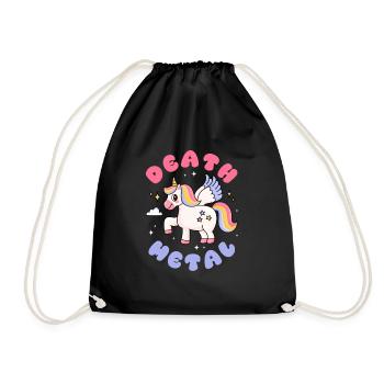Death Metal Music Festival Gift - Drawstring Bag - black - Front