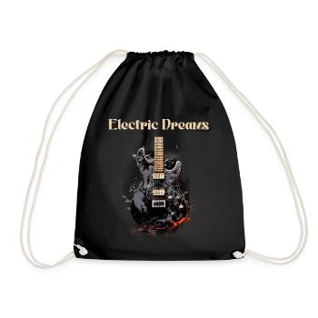 Electric Dreams Citation Drôle Professeur De Guitare - Sac de sport léger - noir - Devant