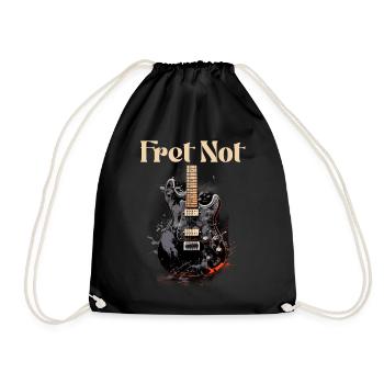 Fret Pas Drôle Citation Professeur De Guitare - Sac de sport léger - noir - Devant