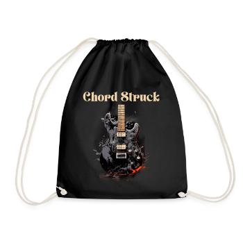 Accord frappé professeur de guitare citation drôle - Sac de sport léger - noir - Devant