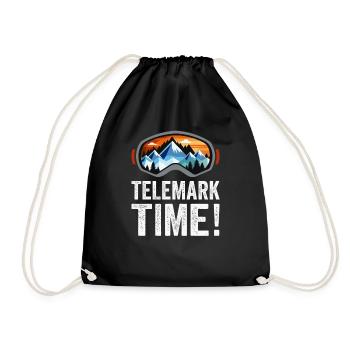 Telemark Time Touring Ski Ski Heel Free - Free Heel - Drawstring Bag - black - Front