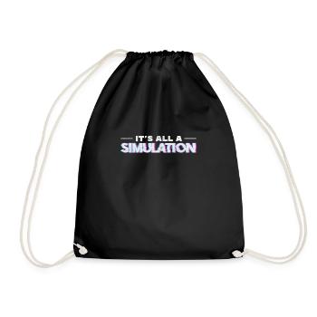 Conspiracy - Drawstring Bag - black - Front