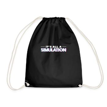 Conspiracy Conspiracy Theory Gift - Drawstring Bag - black - Front