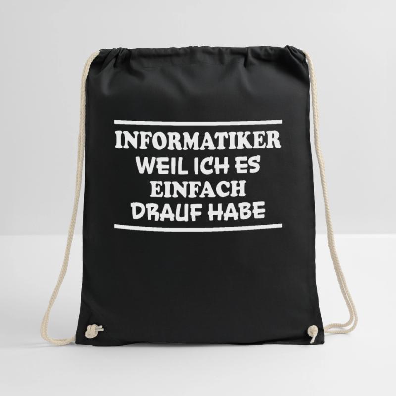 Informatiker Spruch Lustige Programmierer Geschenk Turnbeutel