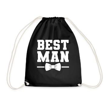 Bachelorette Hen Party Gift - Drawstring Bag - black - Front