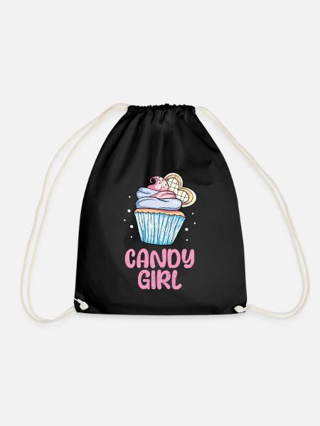 Cupcake - Turnbeutel - Schwarz