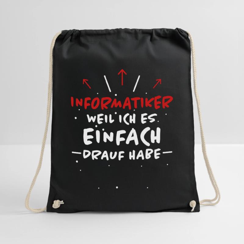 Informatiker Spruch Lustige Programmierer Geschenk Turnbeutel
