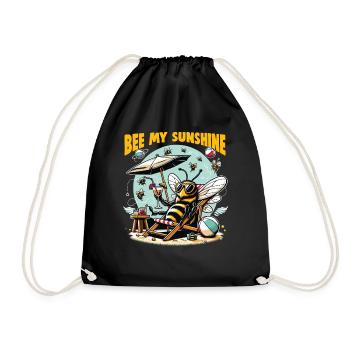 Bee Lovers Beekeepers Naturefriends Beekeepers - Drawstring Bag - black - Front