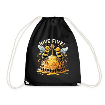 Bee Lovers Beekeepers Naturefriends Beekeepers - Drawstring Bag - black - Front