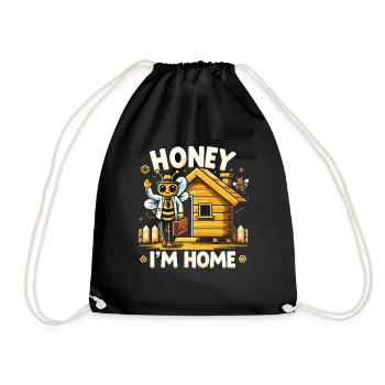 Bee Lovers Beekeepers Naturefriends Beekeepers - Drawstring Bag - black - Front