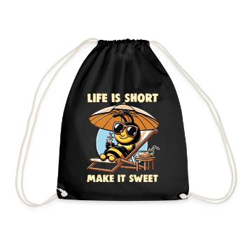 Bee Lovers Beekeepers Naturefriends Beekeepers - Drawstring Bag - black - Front