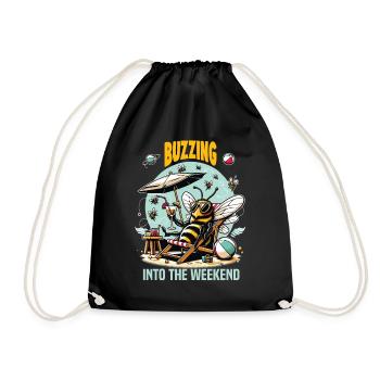 Bee Lovers Beekeepers Naturefriends Beekeepers - Drawstring Bag - black - Front