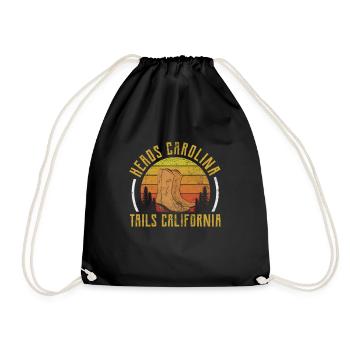 Country - Drawstring Bag - black - Front