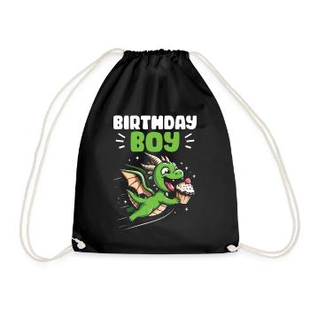 Cupcake Muffin Baking Gift - Drawstring Bag - black - Front