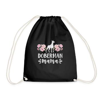 Doberman - Sac de sport léger - noir - Devant