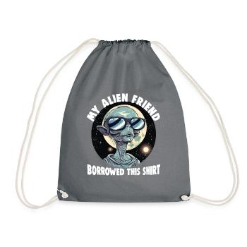 SciFi et extraterrestres extraterrestres et fan d’ovnis - Sac de sport léger - gris - Devant