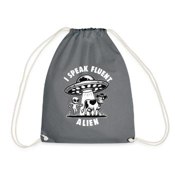 SciFi et extraterrestres extraterrestres et fan d’ovnis - Sac de sport léger - gris - Devant