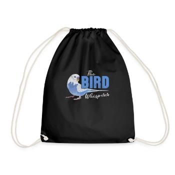 Perruche ondulée - Sac de sport léger - noir - Devant