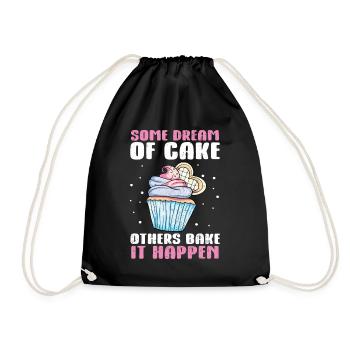Cupcake - Drawstring Bag - black - Front