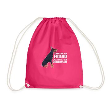 Doberman - Sac de sport léger - fuchsia - Devant