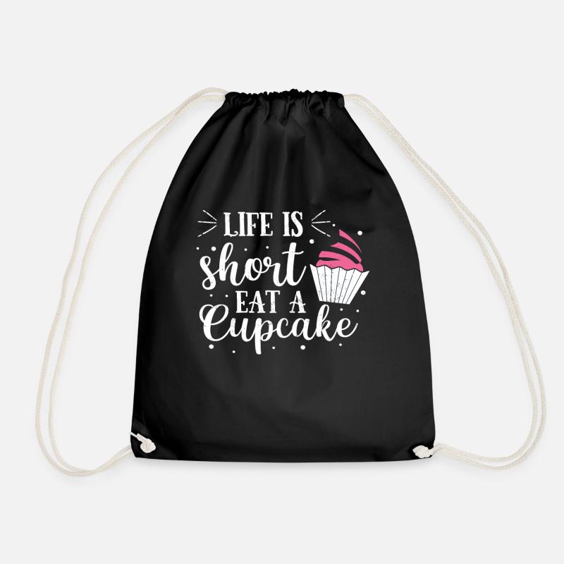 Cupcake - Turnbeutel - Schwarz