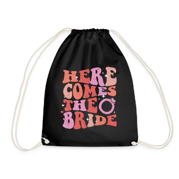 Spinster - Drawstring Bag - black - Front