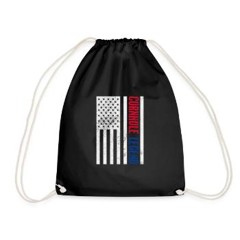 Cornhole - Drawstring Bag - black - Front